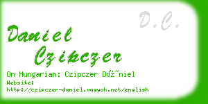 daniel czipczer business card